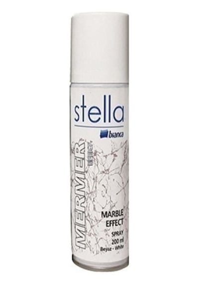 Stella Mermer Efekti Sprey 200ml Beyaz BEYAZ