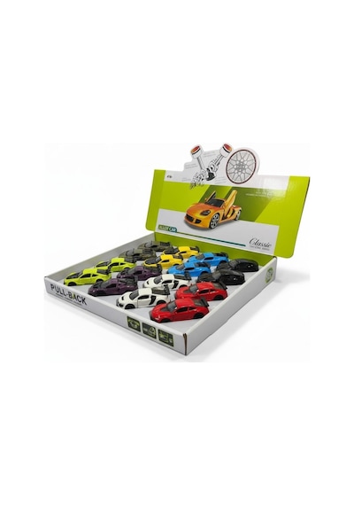 8.5cm 1:64 Kapıları Açılan Spor Çekbırak Araba