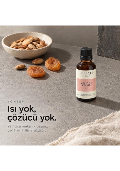Kayısı Çekirdeği Yağı,%100 Saf, Soğuk Sıkım, 50 Ml