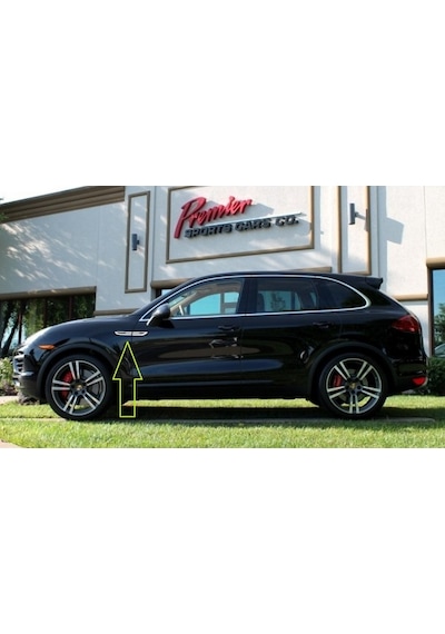 Porsche Macan Logo Yan Çamurluk 3M 3D Damla Silikon Yeni Nesil Lo