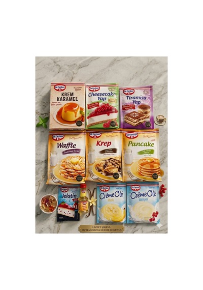 9 Parça Dev Tatlı Arşivi Creme Ole & Sos & Hamur Karışımı - 864042331