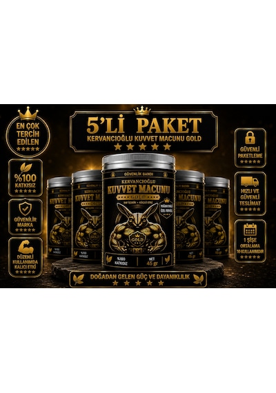 Bitkisel Kuvvet Atom Güç Ve Enerji Macunu & Performans Desteği 45 Gr X 5 Şişe