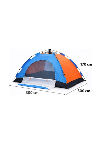 Büro Ev Ofis Kamp Keyfi İçin 300x300x170cm 6kişilik Otomatik Kurulum Sızdırmaz Doğa Aile Çadırı Diğer