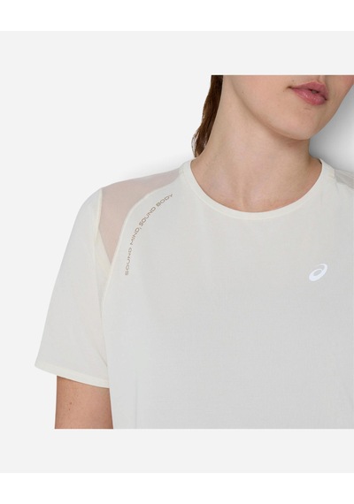 Asics Road Ss Top Kadın Beyaz Kısa Kollu Tshirt 2012d371-100