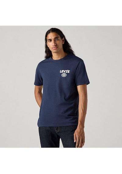 Levi's Graphic Crewneck Erkek Lacivert Yuvarlak Yaka Tişört A2823-0290-4789 Blues