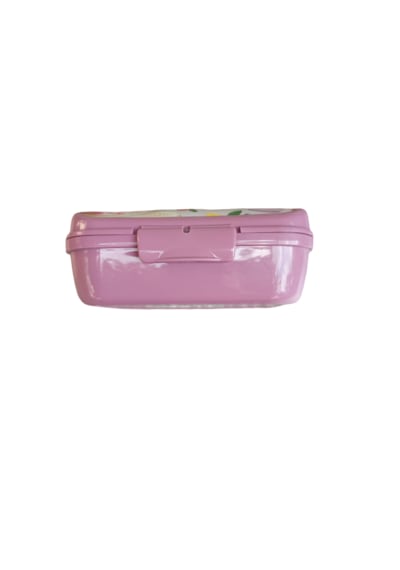 Onyx Good Food Desenli Kilitli Beslenme / Lunch Box - 1000 Ml Pembe