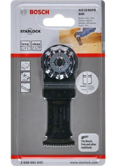 BOSCH AIZ 32 BSPB GOP-PMF Çok Amaçlı Raspa Makina Bıçağı Ahşap için (2608664471)