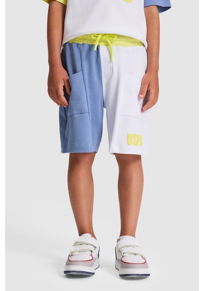 U.s. Polo Assn. Erkek Çocuk İndigo Şort Örme 50325620-vr028