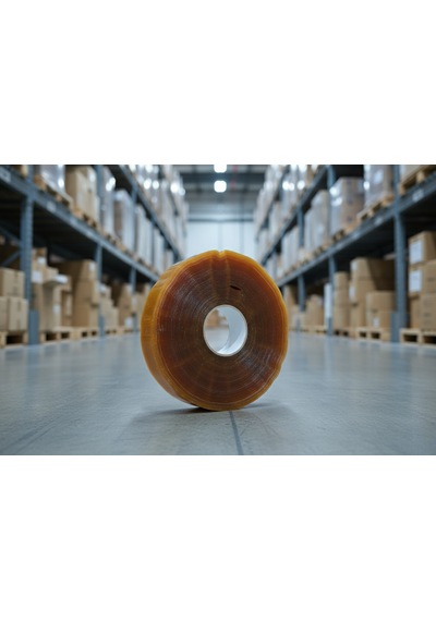 Büyük Rulo 45mm X 925m Kauçuk Makine Bandı Paketleme Bandı M4 1