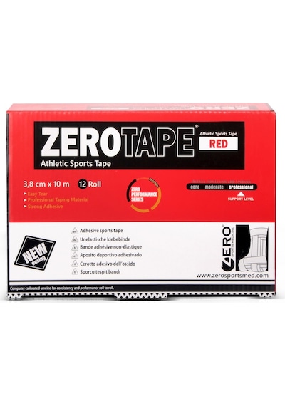 Zerotape Sporcu Tespit Bandı 3.8 CM x 10 M Kırmızı