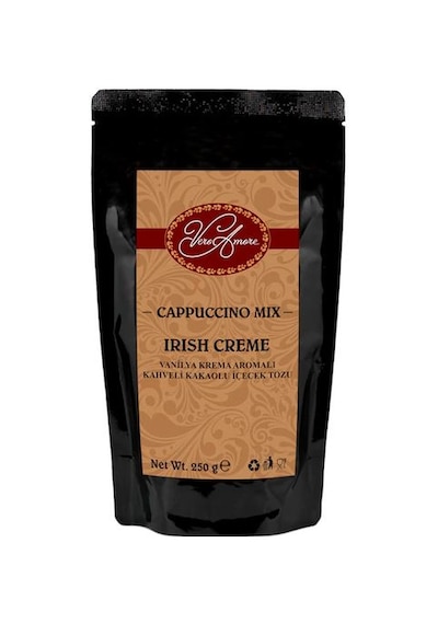 Vero Amore Cappuccino Mix Irish Creme Vanilya Krema Aromalı Kahveli Kakaolu İçecek Tozu 250 G