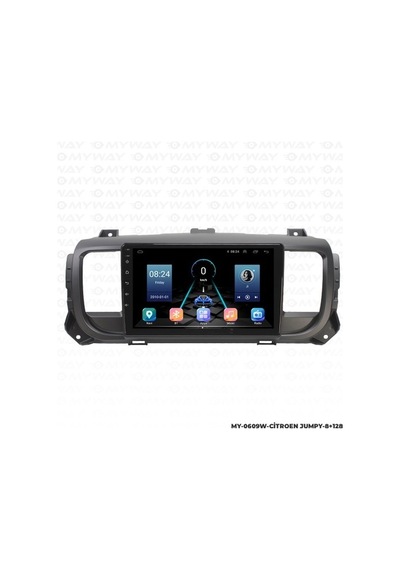 Myway Citroen Jumpy Android Multimedya Carplay Navigasyon Ekran - 8gb Ram+128 Gb Hdd - Myway