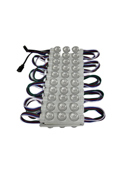 Akvaryum Mutfak Dolap Ayna Modül Led Aydınlatma Rgb Işık Mercekli Vitrin Tezgah Mağza Ürün Gösteri 3w Dc 12v RGB