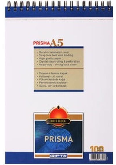 Gıpta Prisma Bloknot Çizgisiz A5 100 Yaprak Gıpta Prisma Bloknot Çizgisiz A5 100 Yaprak