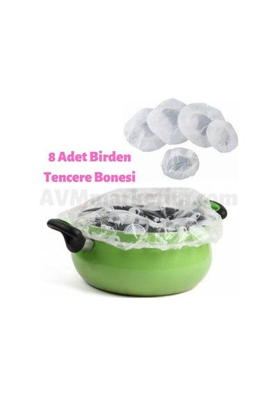 Tencere Bonesi Tabak Bonesi 8 Li Lastikli Streç Gıda Koruyucu Tencere Bonesi Tabak Bonesi 8 Li Lastikli Streç Gıda Koruyucu