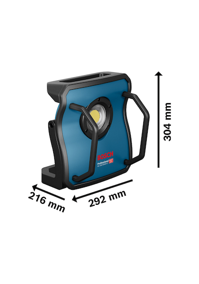 BOSCH GLI 18V-10000 C Akülü Led Fener ve Projektör 10000 Lümen 18 Volt (Akü ve Şarj Aleti Hariç)