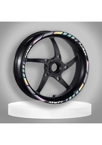 Gogo Yamaha N Max Hologramlı Jant Şeridi 027 Hologramlı