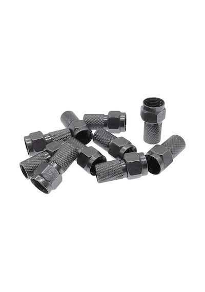 Rg6 F Konnektor Siyah 100 Adet