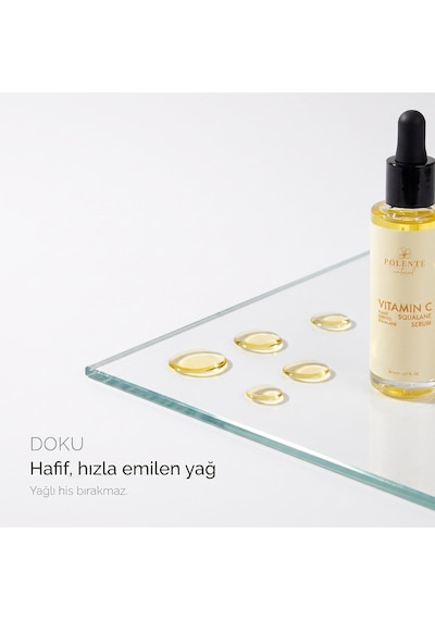 Tr C Vitamin & Squalane Serum, Aydınlatıcı Leke, 30 Ml