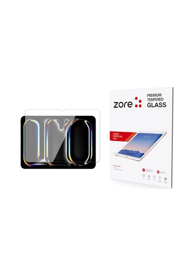 Apple Uyumlu iPad Pro 13 2024 Zore Tablet Temperli Cam Ekran Koruyucu
