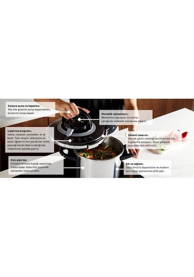 Tefal Tefal Clipso Chef Düdüklü Tencere Seti - 6 Litre + 4,5 Litr Diğer