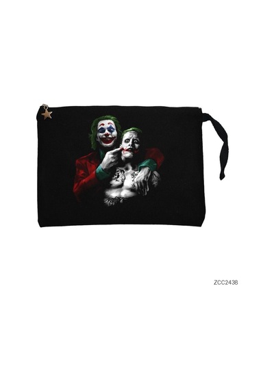 Zepplin Giyim Jokr New Siyah Clutch Astarlı Cüzdan / El Çantası