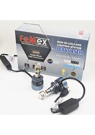 İve Mini Bi-led Femex H7 Pro Plus Excluscsp Lextar Chips 55w
