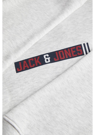Jack & Jones Jjmunk Erkek Bisiklet Yaka Sweatshirt Rahat Günlük Gri