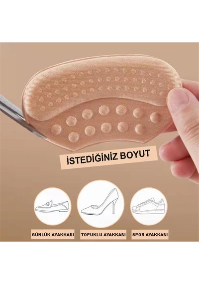 1 Çift Ten Masaj Ortopedik Topuklu Spor Ayakkabı Topuk Vurma Önleyici Koruyucu Yastığı Ped