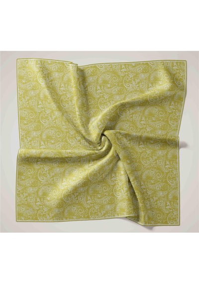Silk Home Soft Eşarp 73082-23 Yağ Yeşili, Gümüş