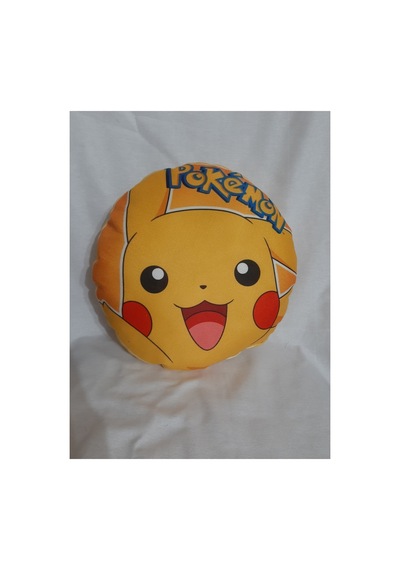 Pokemon Pıkachu Desenlı Tasarım Yastık Sarı