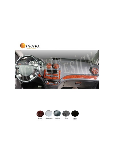 Meriç® Chevrolet Aveo Ön Torpido Kaplama 21 Parça 2006-2011 (530155978)