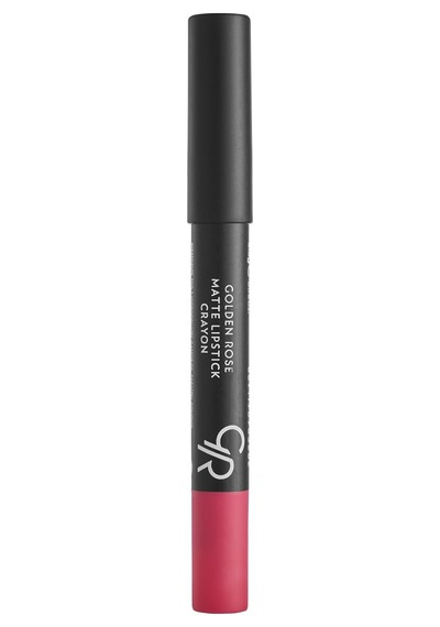 Matte Lipstick Crayon No: 17 - Besleyici Nemlendirici Mat Kalem Ruj Çok Renkli