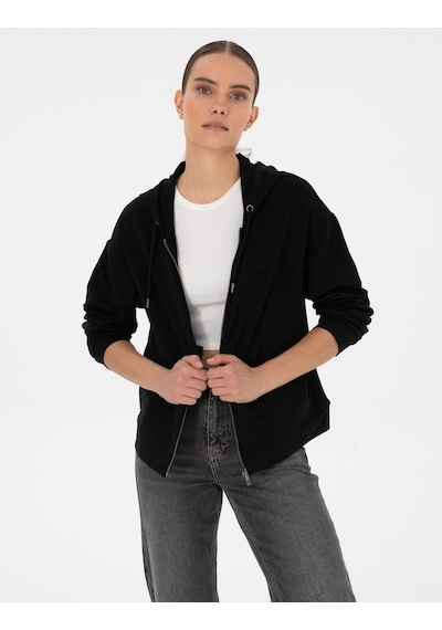 Pierre Cardin Kadın Siyah Hırka Örme 50314965-vr046 Siyah