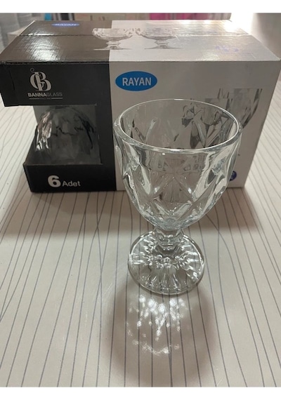 Dila Kahve Yanı Su Bardak 6 Lı Royaleks-ryg8006 Şeffaf