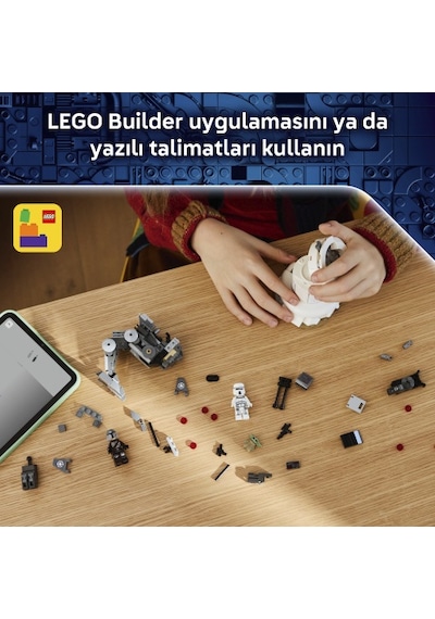 LEGO® Star Wars: Mandalorian ve Grogu™ AT-RT™ Saldırısı 75444 - 7 Yaş ve Üzeri Çocuklar için Yaratıcı Oyuncak Yapım Seti (297 Parça)