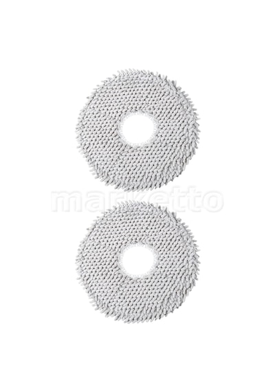 Roborock Uyumlu Qrevo Master / Maxv Robot Süpürge 2'li Mop Bezi