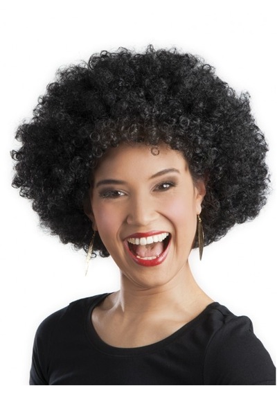 Parti Aksesuar Siyah Renk Kıvırcık Afro Bonus Peruk Parti Peruğu Çocuk