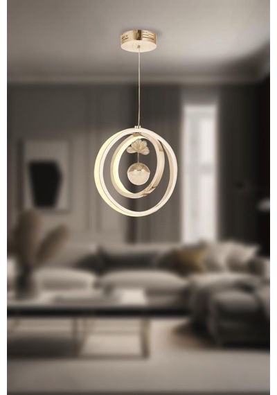 Eray Aydınlatma 9983-3 3lü Led Gold Avize Sarı