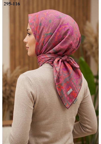 Zer Scarf Zer Scarfs Dijital Soft Pamuk Eşarp 295-116 Çok Renkli