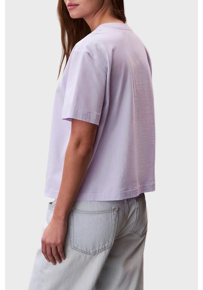 Calvin Klein Bayan T Shirt Lv047f801g 3oq Lila Lila