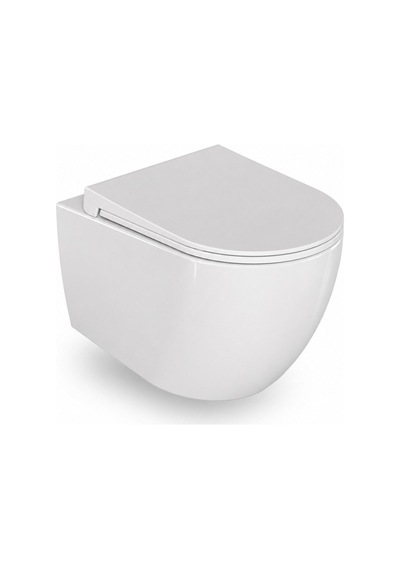 Dura Bagno Siena Asma Klozet Rimless 52,5 Cm Yavaş Kapanır Kapak Dahil Beyaz Dbo.36.01.03.03