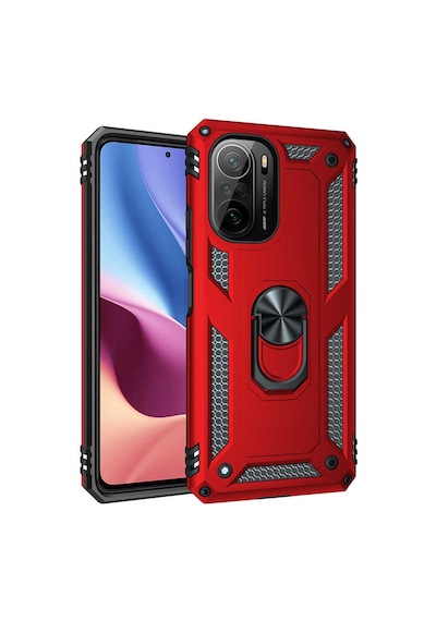 Poco F3 Kılıf Tchs Vega Kapak - Gri Gri