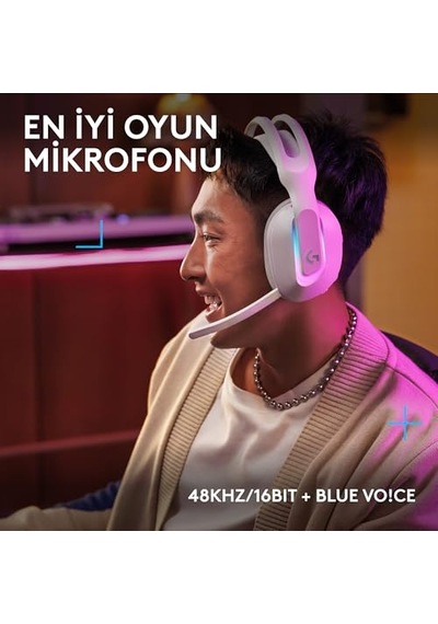 G522 Lıghtspeed Kablosuz Oyuncu Kulaklığı Lıghtsync Rgb Aydınlatmalı Senkronize Pro-g Ses Hafif Ve Konforlu Tasar