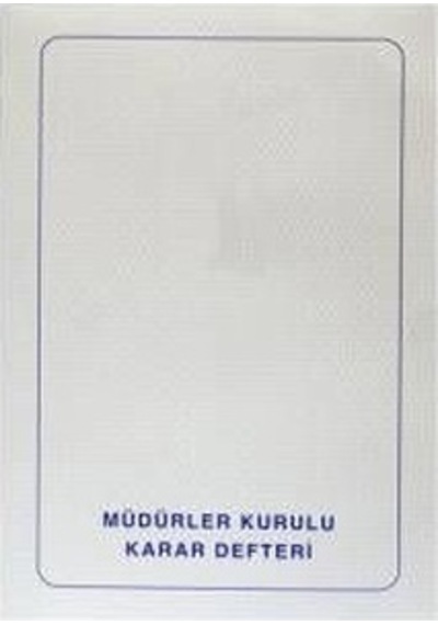 Müdürler Kurulu Defteri 40 Yp Numaralı