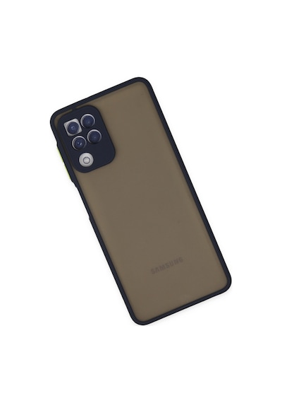 Galaxy A22 Kılıf Montreal Silikon Kapak - Lacivert