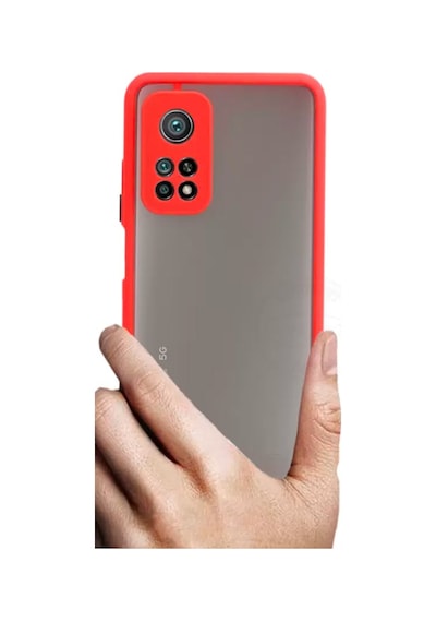 Xiaomi Mi 10T - Mi 10T Pro Kamera Korumali Premium Silikon Kilif 294096568 - Renk / Lacivert