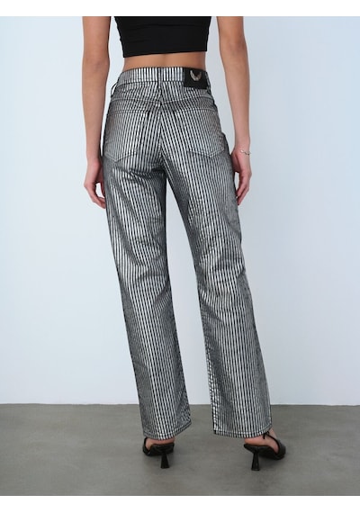 LOFT Straight Regular Fit Kadın Pantolon Lf2038319 Q1.v1 Denim