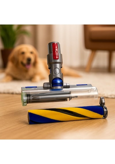Popüler Dyson V7 V8 V10 V11 V15 Gen5detect İle Uyumlu Lazer Işıklı Fluffy Başlık Genel