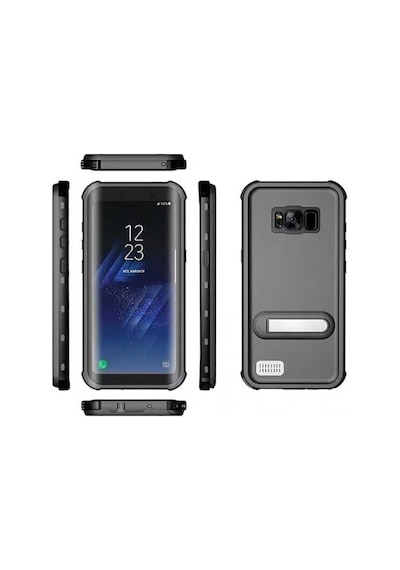 Samsung Galaxy Uyumlu S8 Kilif 360 Su Geçirmez 1-1 Silikon Kapak 392992874